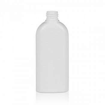200 ml bottle Basic Oval HDPE white 24.410